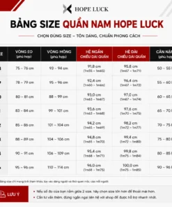 quần âu Hopeluck